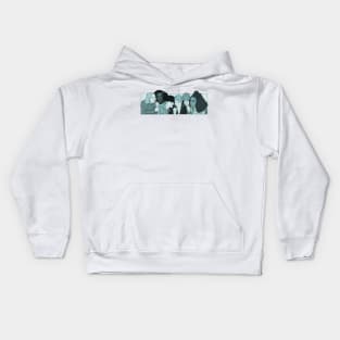 Heartstopper Crew comic style drawing Kids Hoodie